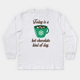 Hot Chocolate Kids Long Sleeve T-Shirt